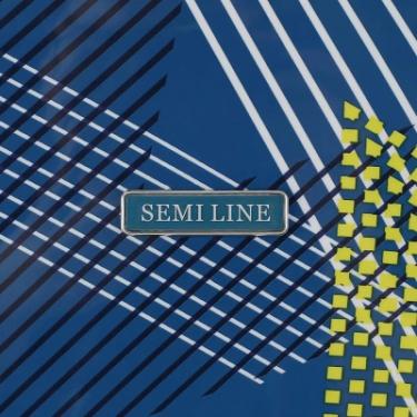 Чемодан Semi Line Pattern 20" S Blue Фото 8