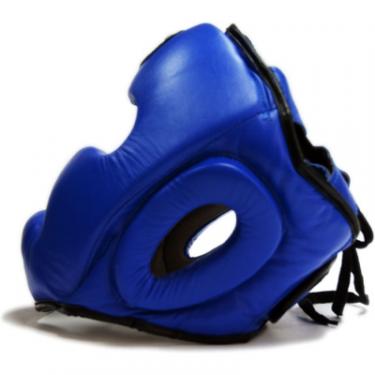 Боксерский шлем Thor 705 XL Шкіра Синій Фото 1
