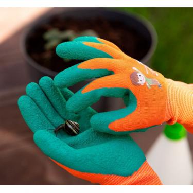 Защитные перчатки Neo Tools дитячі латекс, поліестер, дихаюча верхня частина, Фото 2