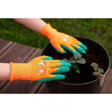 Защитные перчатки Neo Tools дитячі латекс, поліестер, дихаюча верхня частина, Фото 3