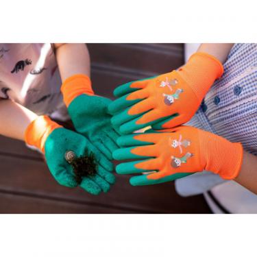 Защитные перчатки Neo Tools дитячі латекс, поліестер, дихаюча верхня частина, Фото 6