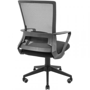 Офисное кресло Richman Робін Пластик Піастра Сітка чорна + сіра Фото 3