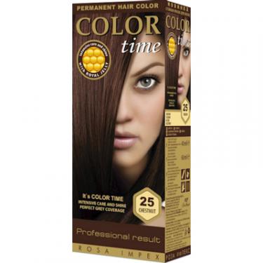 Краска для волос Color Time 25 - Каштан Фото