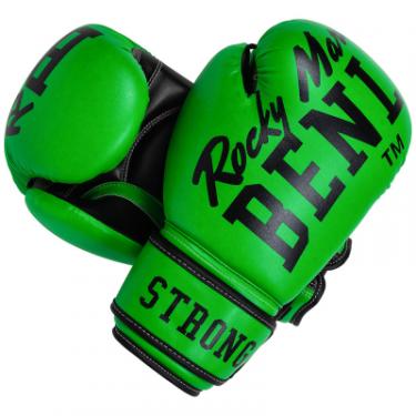 Боксерские перчатки Benlee Chunky B PU-шкіра 12oz Зелені Фото
