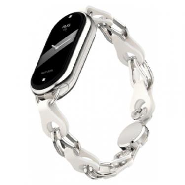 Ремешок для фитнес браслета Armorstandart Chain Wristband для Xiaomi Mi Band 8 Silver Фото