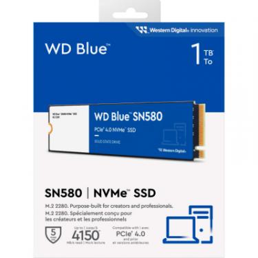 Накопитель SSD WD M.2 2280 1TB SN580 Blue Фото 3