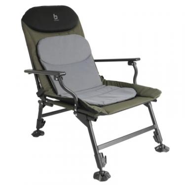 Кресло складное Bo-Camp Carp Оливковий/Сірий (1204100) Фото