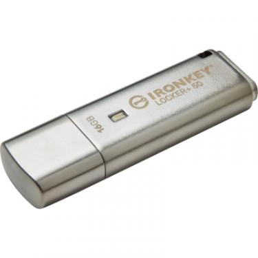 USB флеш накопитель Kingston 16GB IronKey Locker Plus 50 AES Encrypted USB 3.2 Фото 1