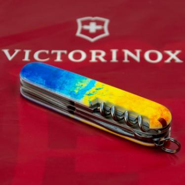 Нож Victorinox Climber Ukraine Жовто-синій малюнок Фото 3