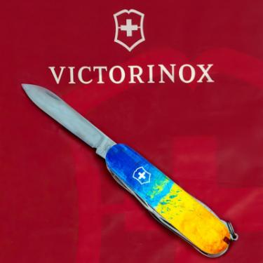 Нож Victorinox Climber Ukraine Жовто-синій малюнок Фото 4