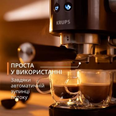 Рожковая кофеварка эспрессо Krups XP444G10 Фото 10