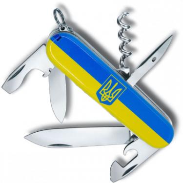 Нож Victorinox Spartan Ukraine 91 мм Герб на прапорі горизонтальн Фото 1