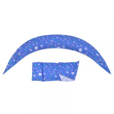 Подушка Nuvita для вагітних 10 в 1 DreamWizard синій Фото