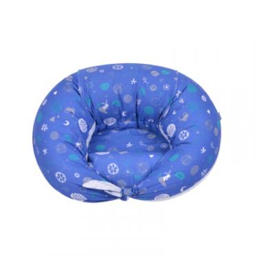 Подушка Nuvita для вагітних 10 в 1 DreamWizard синій Фото 3