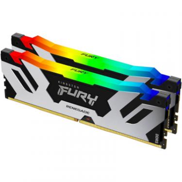 Модуль памяти для компьютера Kingston Fury (ex.HyperX) DDR5 32GB (2x16GB) 7600 MHz Renegade RGB XMP Фото 1