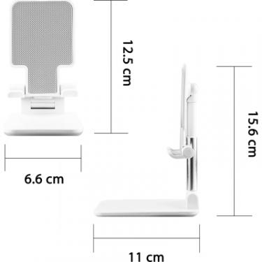 Подставка для планшета ХОКО та телефона RM-C300 White Фото 3