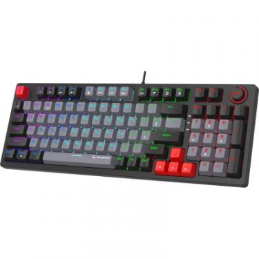 Клавиатура GamePro MK120B LED Red Switches USB Black Фото 2