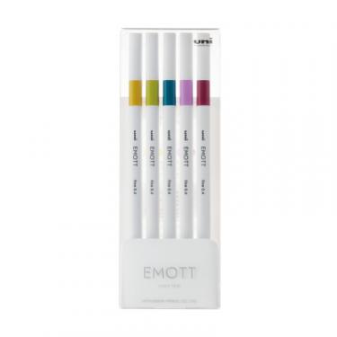 Лайнер UNI набір Emott Retro Color 0.4 мм 5 кольорів Фото