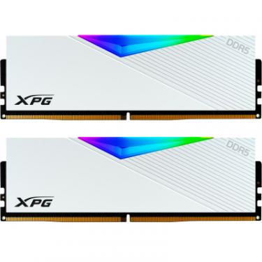 Модуль памяти для компьютера ADATA DDR5 32GB (2x16GB) 5200 MHz XPG Lancer RGB White Фото 1