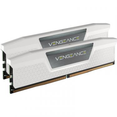Модуль памяти для компьютера Corsair DDR5 64GB (2x32GB) 6000 MHz Vengeance White Фото 1