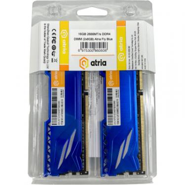 Модуль памяти для компьютера ATRIA DDR4 16GB (2x8GB) 2666 MHz Fly Blue Фото 2