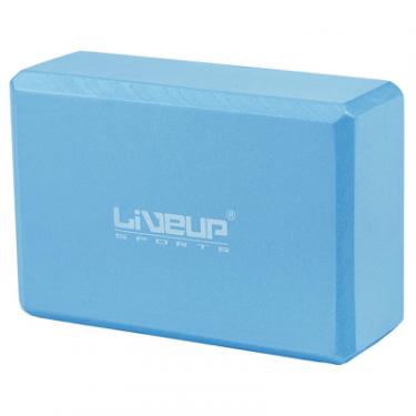Блок для йоги LiveUp EVA Brick Уні 22,9 x 15,2 x 7,6см Синій Фото
