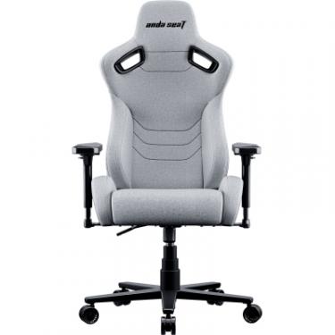 Кресло игровое Anda Seat Kaiser Frontier XL Grey Linen Fabric Фото 1