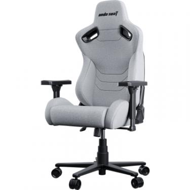 Кресло игровое Anda Seat Kaiser Frontier XL Grey Linen Fabric Фото 5