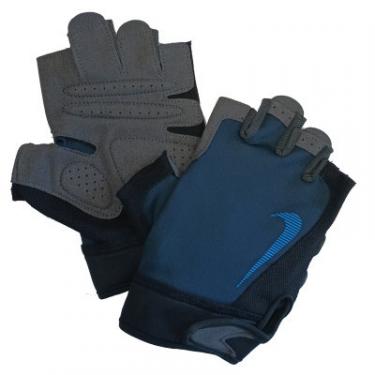 Перчатки для фитнеса Nike M Ultimate FG синій, чорний Чол M N.100.7559.412 Фото