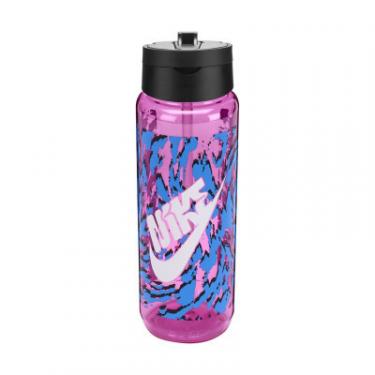 Бутылка для воды Nike TR Renew Recharge Straw Bottle 24 OZ рожевий, чорн Фото