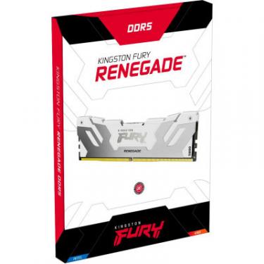 Модуль памяти для компьютера Kingston Fury (ex.HyperX) DDR5 16GB 7600 MHz Renegade White XMP Фото 3