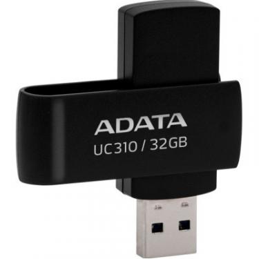 USB флеш накопитель ADATA 32GB UC310 Black USB 3.0 Фото 2