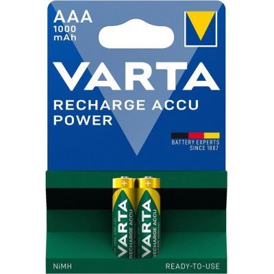 Аккумулятор Varta Rechargeable Accu 1000mAh NI-MH * 2 Фото