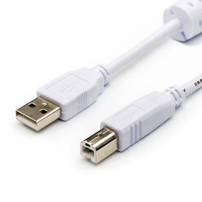 Кабель для принтера Atcom USB 2.0 AM/BM 0.8m Фото