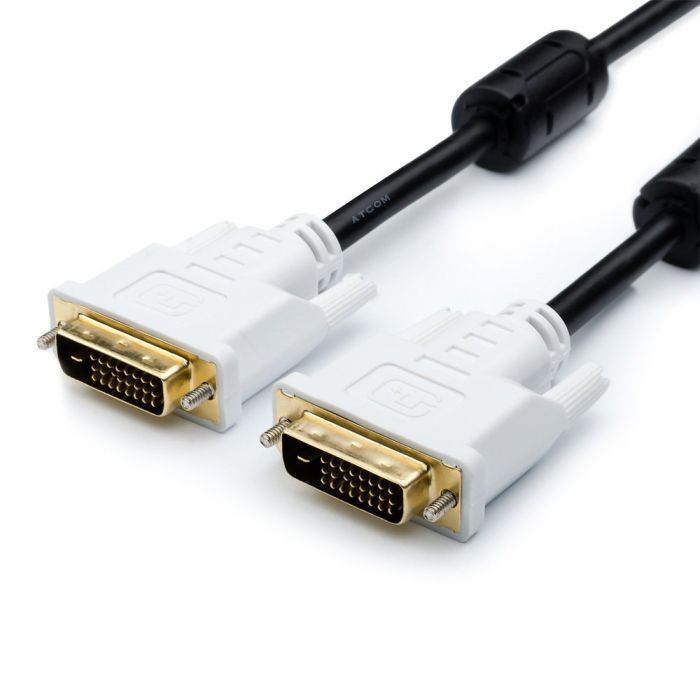 Кабель мультимедийный Atcom DVI M to DVI M 1.8m 24+1pin Фото