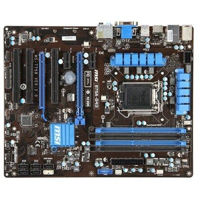 Материнская плата MSI B75A-G43 Фото