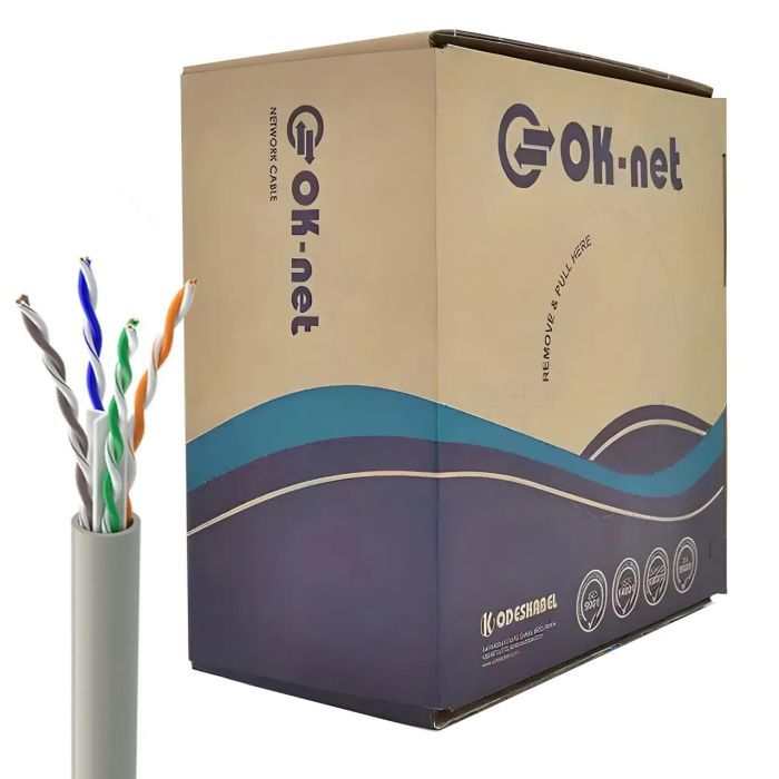 Кабель сетевой OK-Net UTP 305м cat.6 (U/UTP-cat.6) Фото
