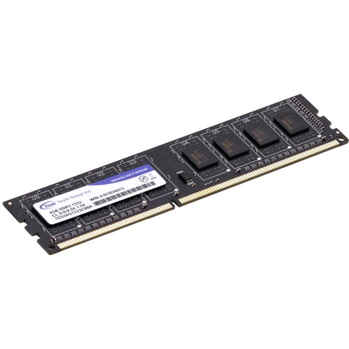 Модуль памяти для компьютера Team DDR3 4GB 1333 MHz Фото