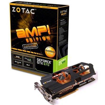 Видеокарта Zotac GeForce GTX670 2048Mb AMP! Фото