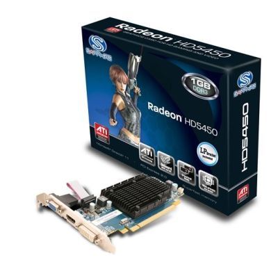 Видеокарта Sapphire Radeon HD 5450 1024MB Фото