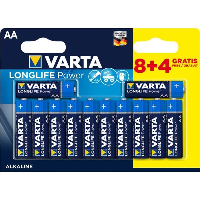 Батарейка Varta HIGH Energy ALKALINE * 12 (8+4) Фото