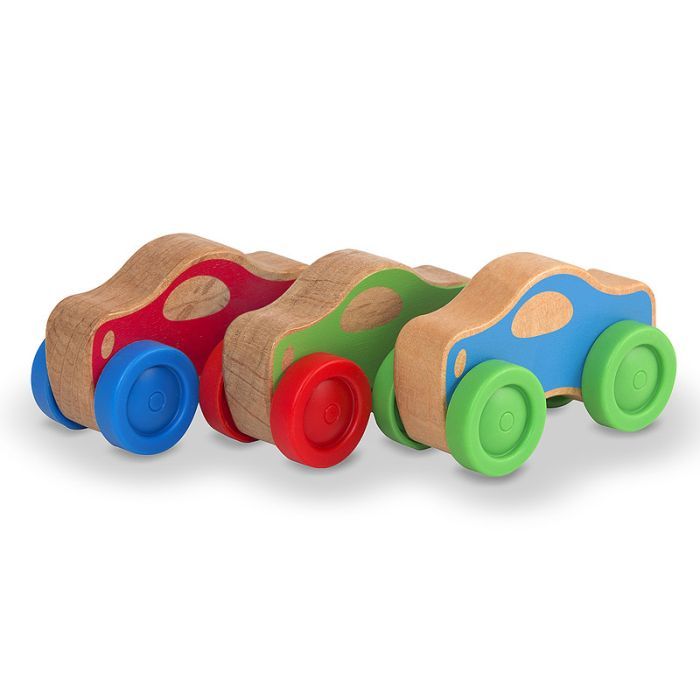 Развивающая игрушка Melissa&Doug Автомобильная пирамидка Фото