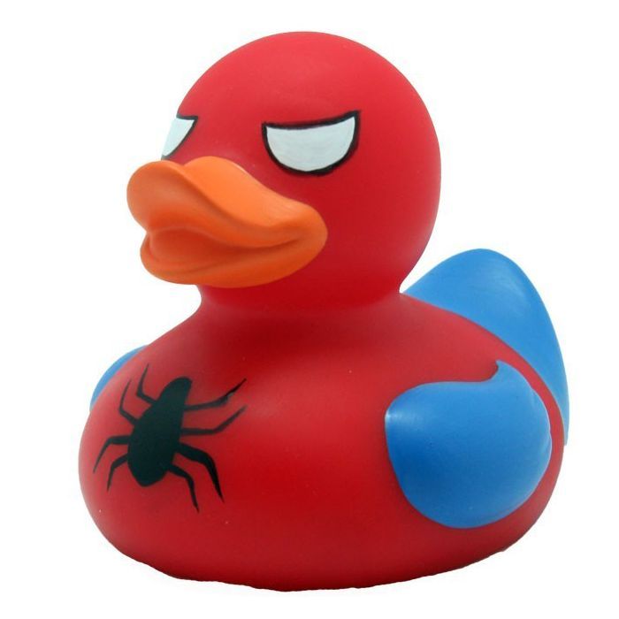 Игрушка для ванной Funny Ducks Спайдермен утка Фото