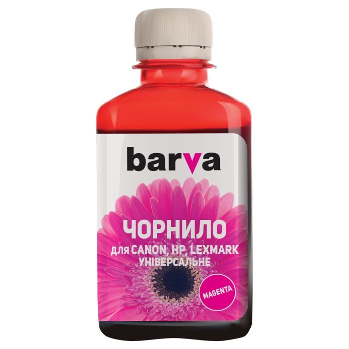 Чернила Barva CANON/HP/Lexmark Universal №4 MAGENTA 180г Фото