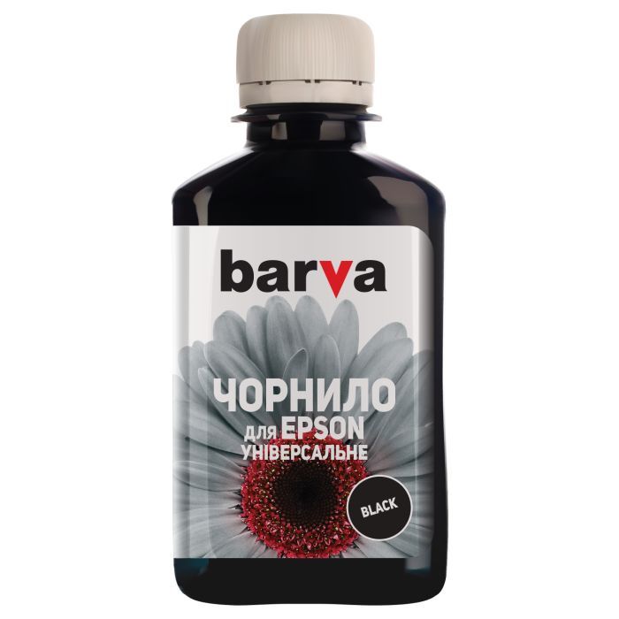 Чернила Barva Epson universal 1, water-soluble, 180г, BLACK Фото