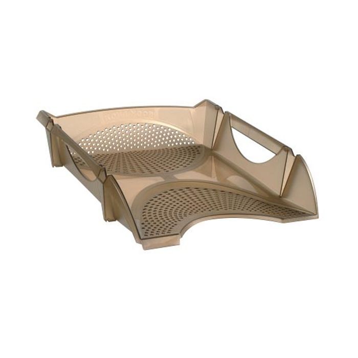 Лоток для бумаг Koh-i-Noor horizontal, transparent brown Фото