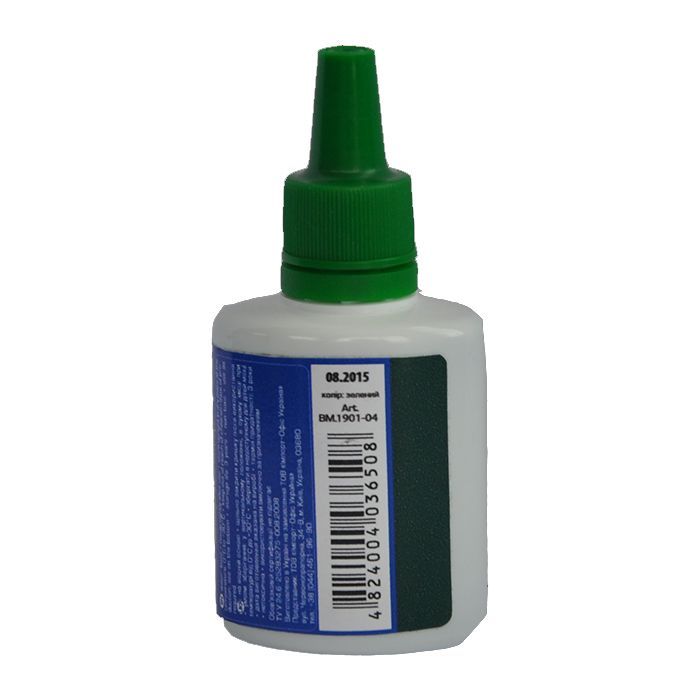 Краска штемпельная Buromax 30мл, green Фото