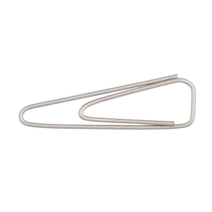 Скрепки канцелярские Buromax 31мм, nickel-plated, 100шт Фото