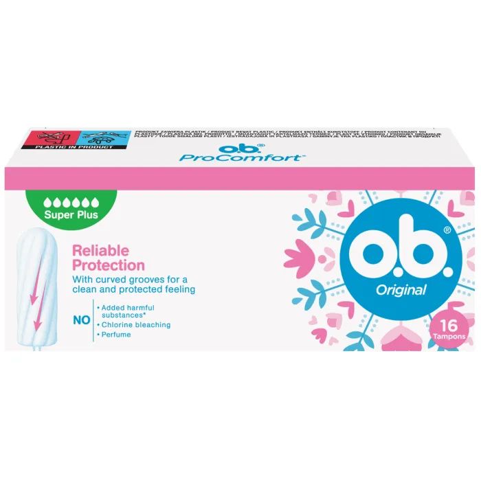 Тампоны o.b. Original Super Plus 16 шт. Фото
