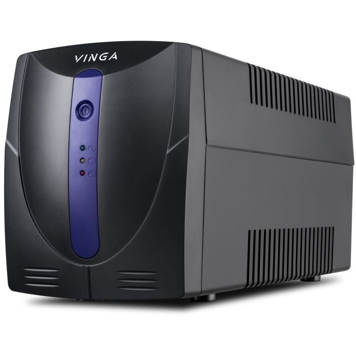 Источник бесперебойного питания Vinga LED 800VA plastic case Фото